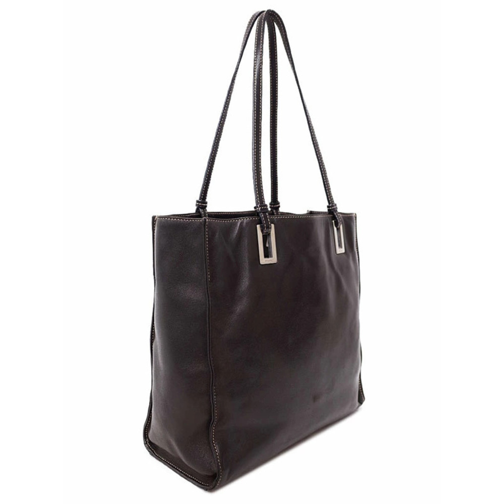 Prada vintage black soft calf leather tote bag - Picture 2 of 9